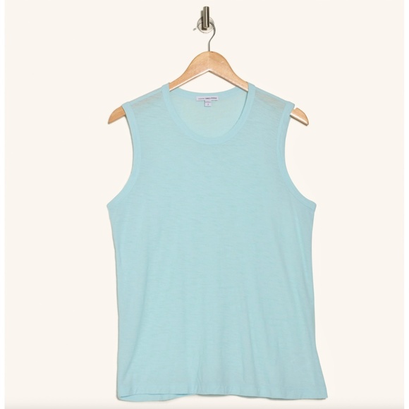 JAMES PERSE NWT CREW NECK COTTON/MODAL TAFFY MUSCLE TEE. SIZE 1(S) - Picture 3 of 12